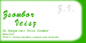 zsombor veisz business card